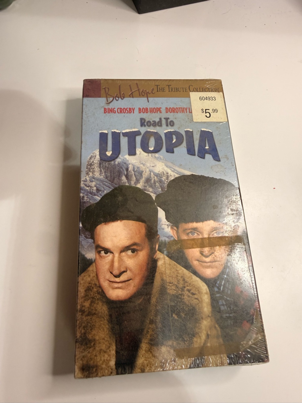 Road to Utopia VHS Tape - Blue Cover